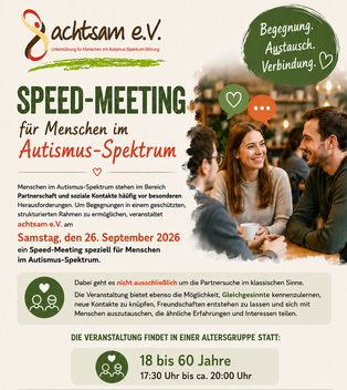 Einladung zum Speed-Meeting