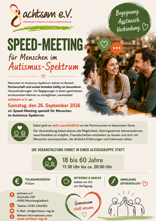 Einladung zum Speed-Meeting